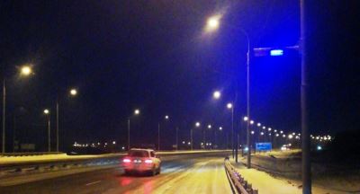 <br />
        На федеральной трассе Красноярского края установлен первый светодиодный прибор «Шериф-балка»    